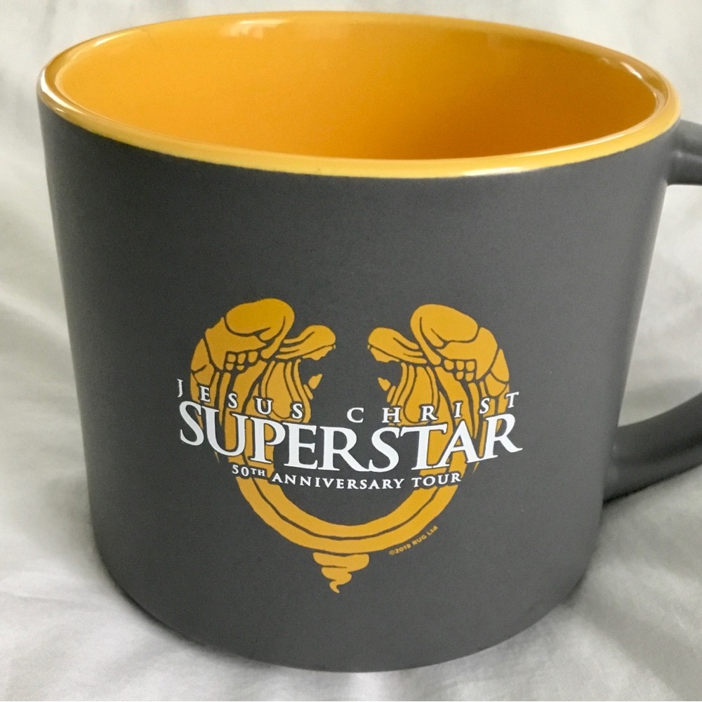 Jesus Christ Superstar 50th Anniversary Grey & Yellow Ceramic Mug